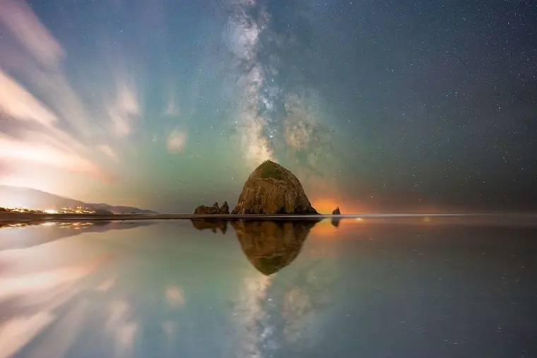 Cannon Beach Reflections 8-05-22