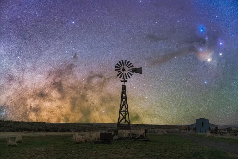 Old Windmill Rho Ophiuchi and Antares