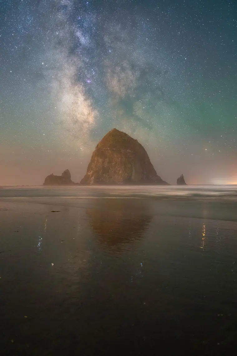 Haystack Rock Cannon Beach August 2021