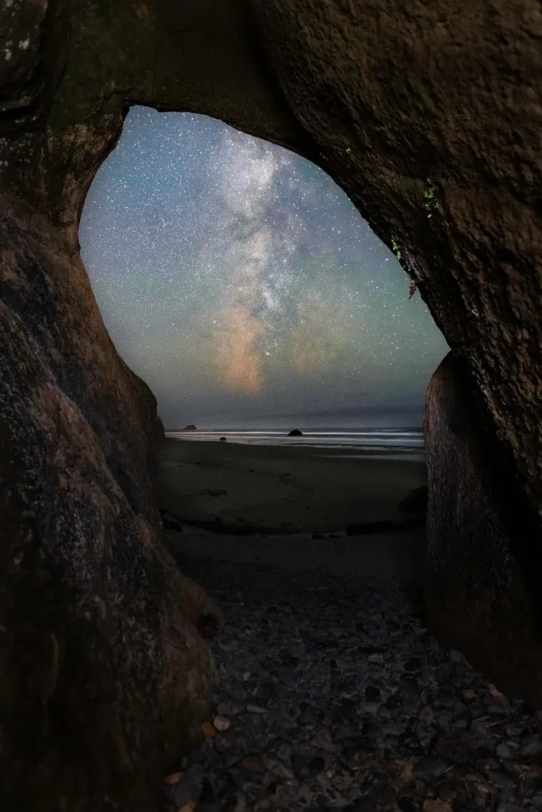 Hug Point Sea Cave 2021