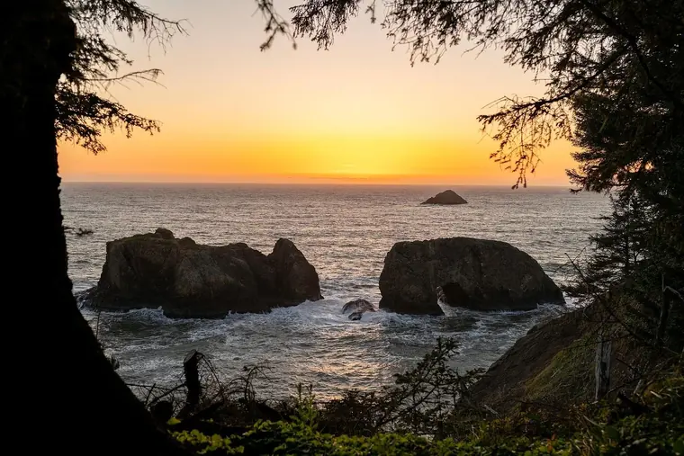 Sunset at Arch Cape