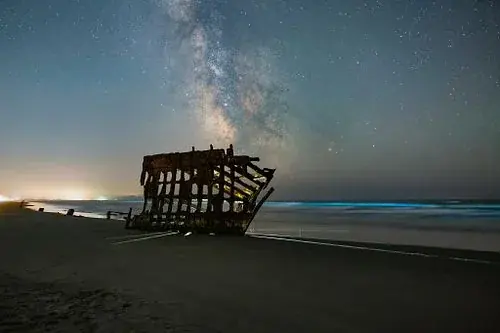 The Shipwreck of the Peter Iredale and Bioluminesence