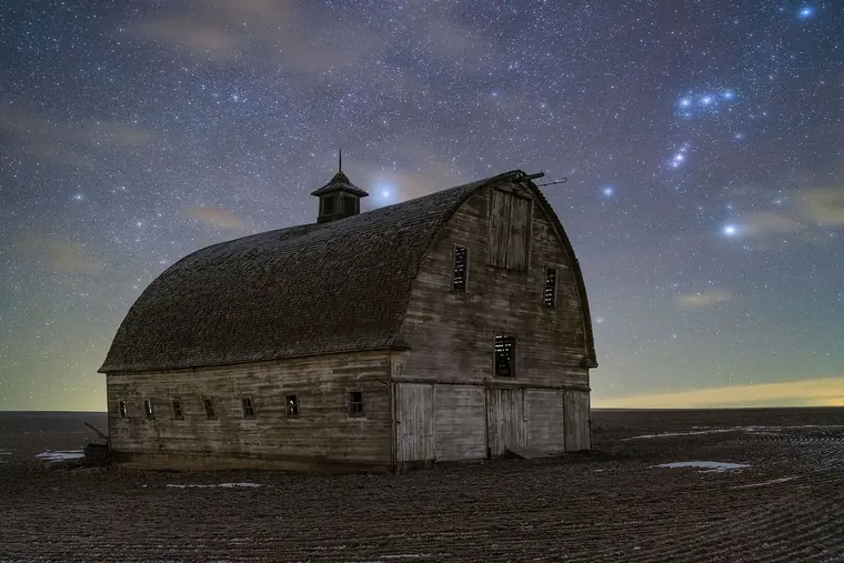 Round Top Barn and Orion